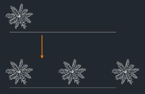CAD怎么使用【COPY】命令实现单行均布
