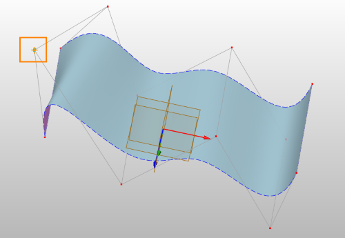 3D建模软件怎么通过修改控制点的方式调整曲面