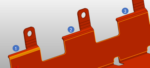 3D建模软件钣金转换时怎么快速收集同类折弯面