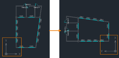怎么用CAD旋转视图而不改变坐标系﻿
