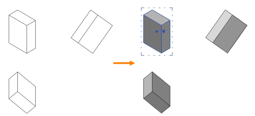 ��ô��CAD��ά����ͼ��ʾΪ��ɫ��ʵ��ģʽ