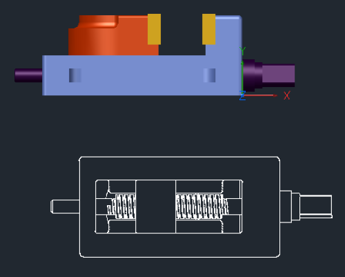 CAD怎么把工程视图从布局空间导出到模型空间