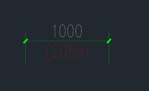 怎么解决CAD建筑版标注的尺寸线下方有红色的文字