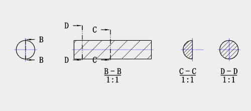 3D建模软件剖视图再次剖切后的新剖视图怎么完整显示