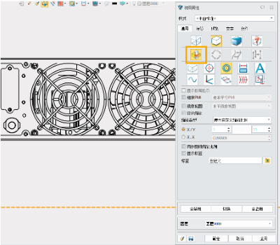 3D建模软件怎么消隐显示工程图中相交重叠组件