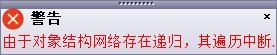 3D建模软件提示“对象结构网络递归遍历中断”警告的解决方法
