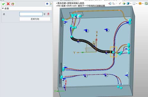3D建模软件中如何快速测量多股线束的最小通过直径?