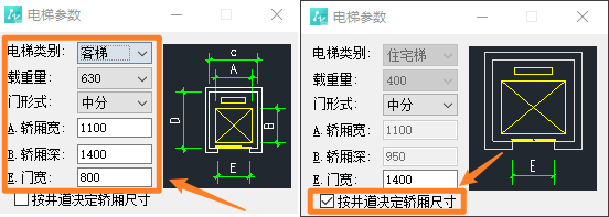 CAD如何在水暖电中绘制电梯?